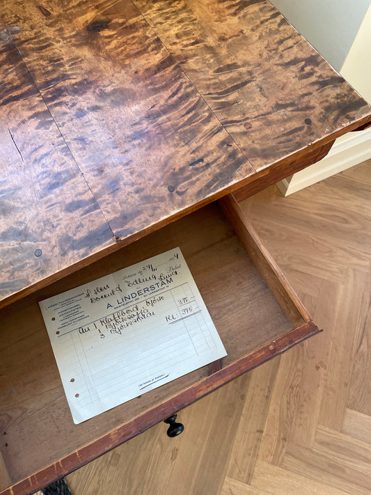 Vintage desk or table for a hall entrance