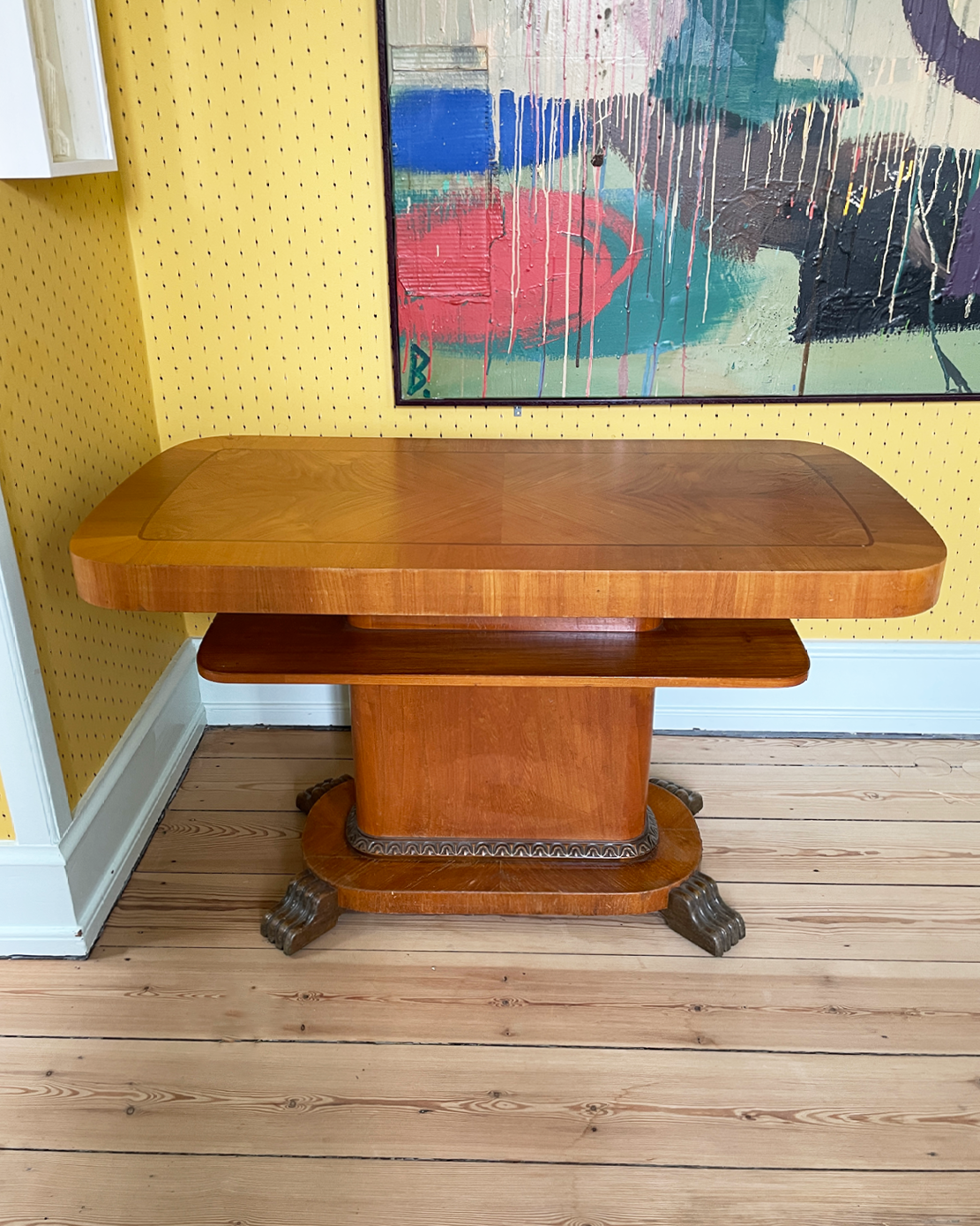 Vintage Veneer Side Table